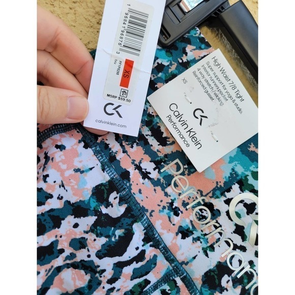 Calvin Klein Women XS Performance High Waisted Leggings - Picture 8 of 11